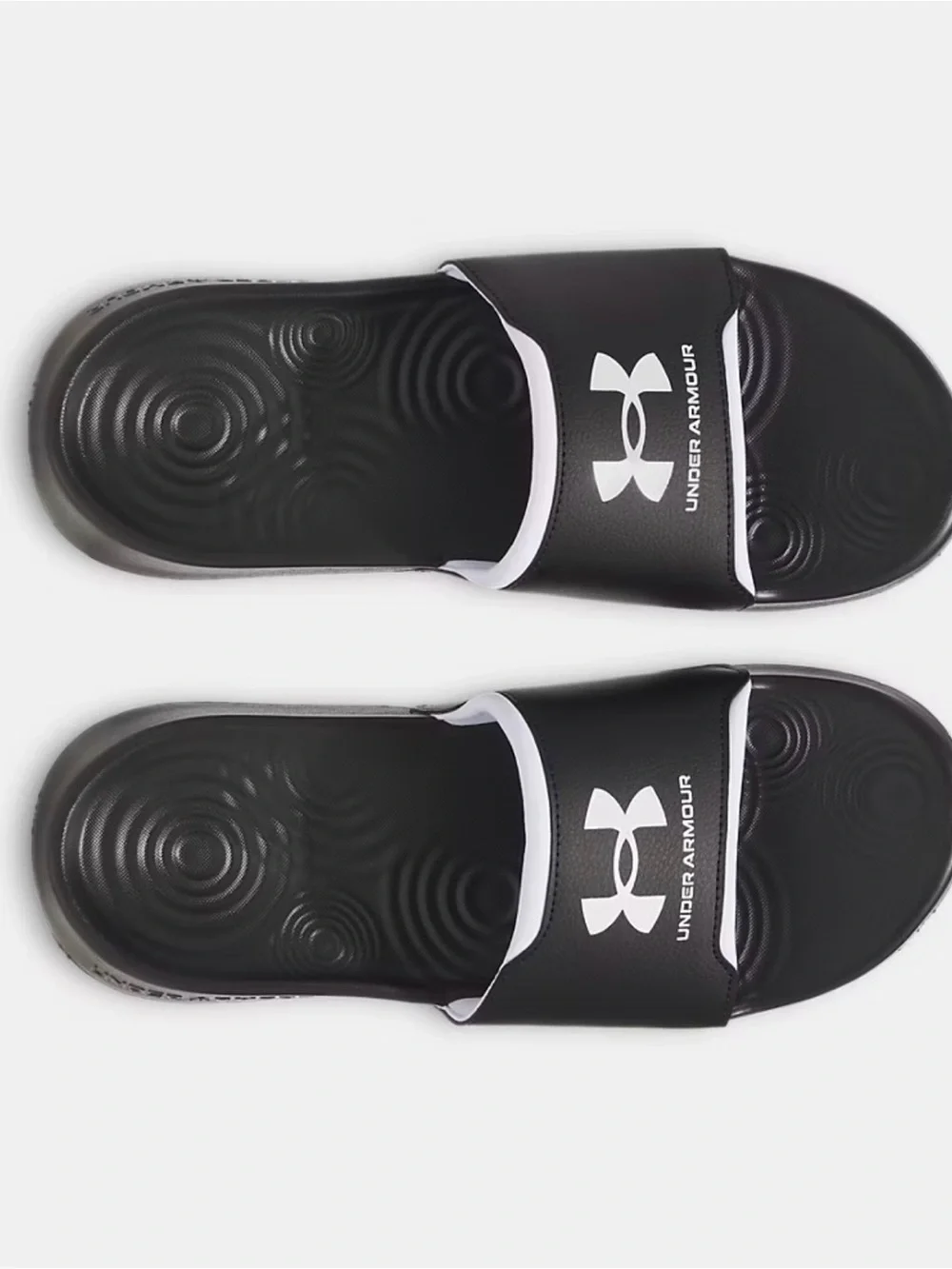NWT! Under Armour Ignite Select slides Sandals Men’s Size 12 Black white